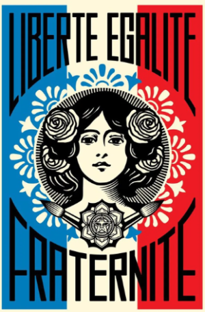 LIBERTE EGALITE FRATERNITE - OBEY