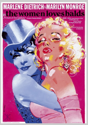 MARLENE DIETRICH ET MARILYN MONROE