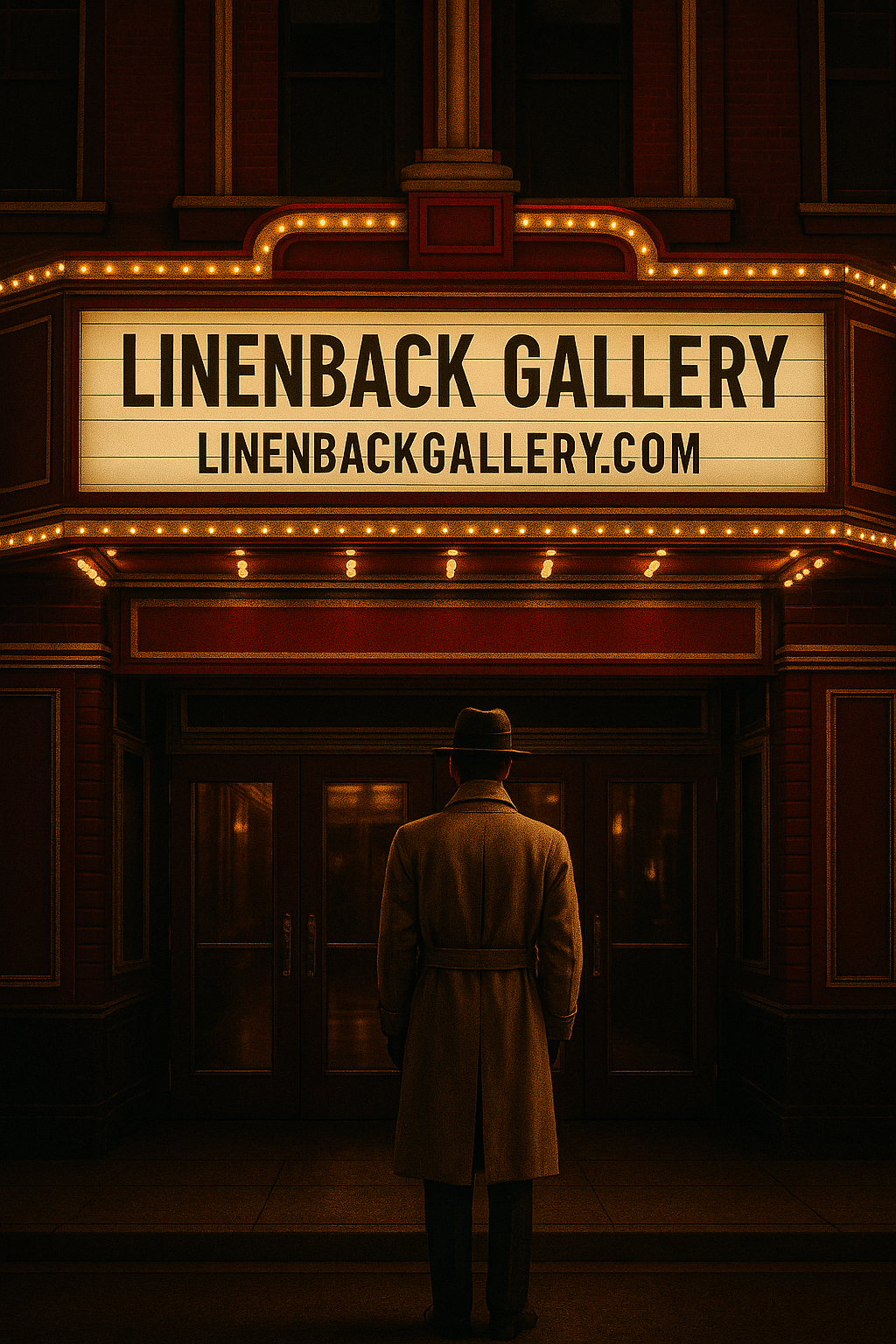 LINENBACKGALLERY devanture de cinéma, le samouraï