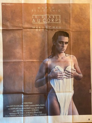 Affiche du film Le Diable au corps réalisé par Marco Bellocchio avec Maruschka Detmers Movie poster of The Devil in the Flesh directed by Marco Bellocchio starring Maruschka Detmers