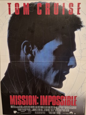 Affiche du film Mission Impossible avec Tom Cruise, sorti en 1996