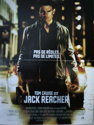 Affiche du film Jack Reacher avec Tom Cruise, thriller d’action réalisé par Christopher McQuarrie.