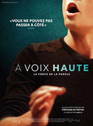 Affiche officielle du film documentaire français À voix haute – La force de la parole réalisé par Stéphane de Freitas et Ladj Ly en 2017