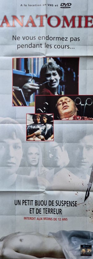 Affiche officielle du film Anatomie (Anatomy), thriller allemand de 2000 réalisé par Stefan Ruzowitzky.