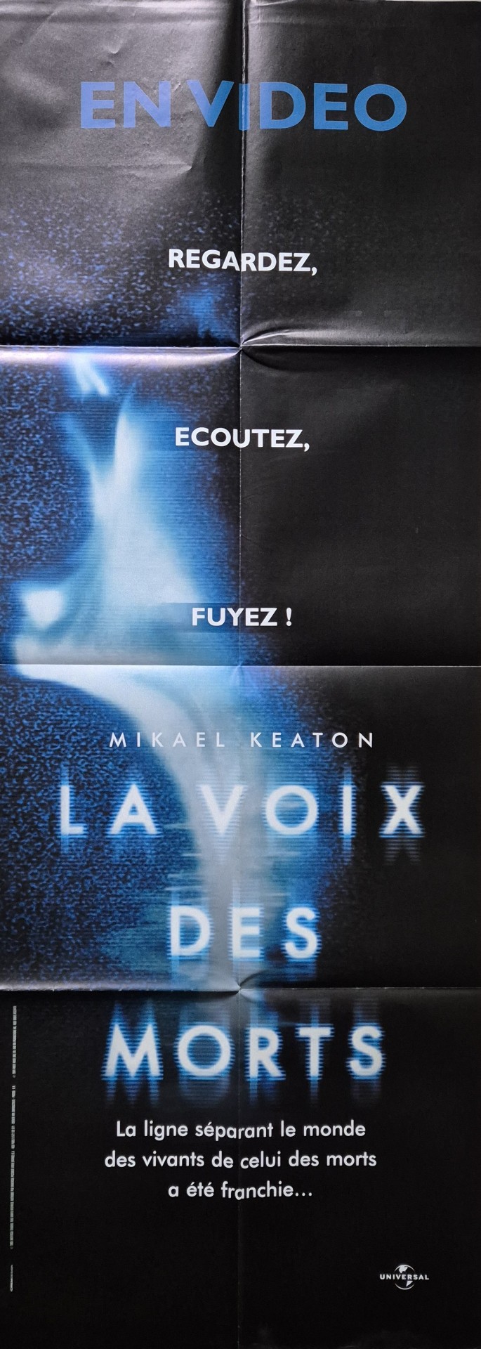 Affiche officielle du film La Voix des morts (White Noise), long métrage fantastique de 2005 réalisé par Geoffrey Sax.