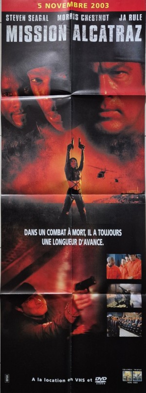 Affiche cinéma Mission Alcatraz film 2002 Don Michael Paul Steven Seagal