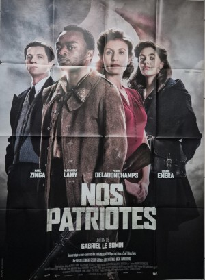 Affiche originale du film Nos Patriotes (2017), drame historique de Gabriel Le Bomin