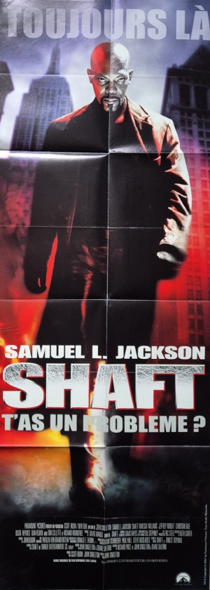 Affiche officielle du film Shaft, t’as un problème ? (2000) réalisé par John Singleton avec Samuel L. Jackson et Vanessa Williams.